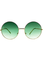 7 LUXE Sunrise Fade Sunglasses Gold/Green