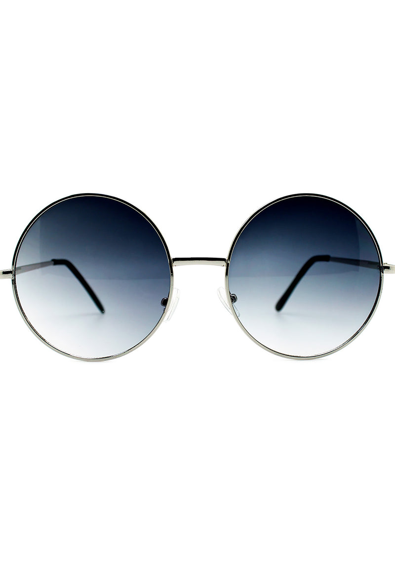 7 LUXE Sunrise Fade Sunglasses Silver/Black