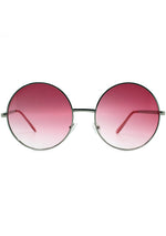 7 LUXE Sunrise Fade Sunglasses Silver/Red