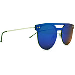 Spitfire Prime Sunglasses in Silver/Green