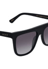 Stevie Sunglasses in Black/Gray Gradient
