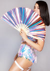 Pink Champagne Fluid Fantasy Rave Fan