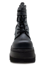 Demonia Shaker Platform Boots in Black