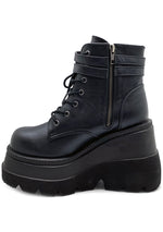 Demonia Shaker Platform Boots in Black
