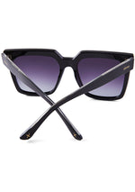 Topanga Sunglasses in Black/Grey Gradient