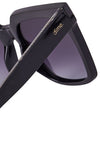 Topanga Sunglasses in Black/Grey Gradient