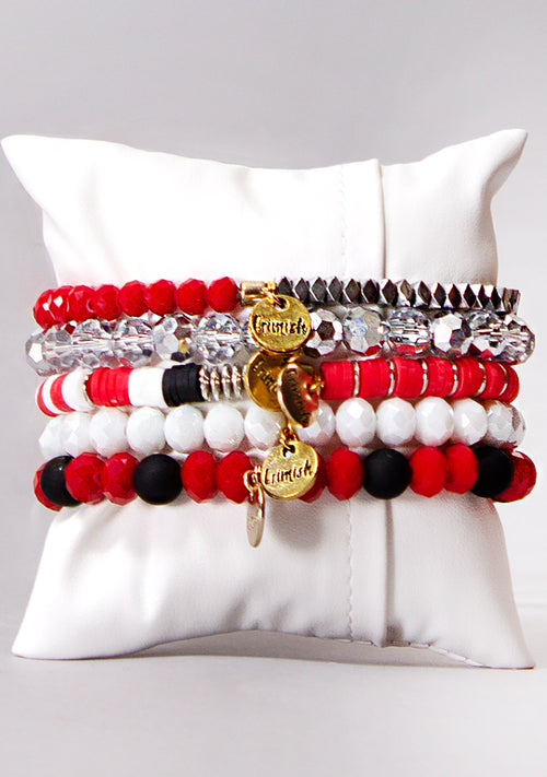 Queen of Hearts Bracelet Stack