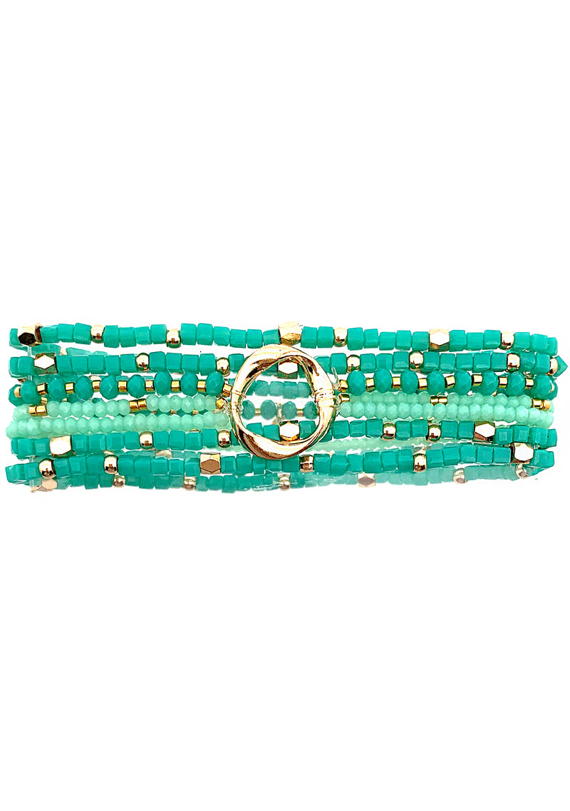Erimish Into The Sky Lost In Jade Stacked Bracelet