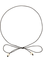 Frasier Sterling Disco Fever Bowtie Stars Choker in Black
