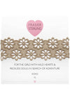 Frasier Sterling Lacey Daisy Choker in Tan