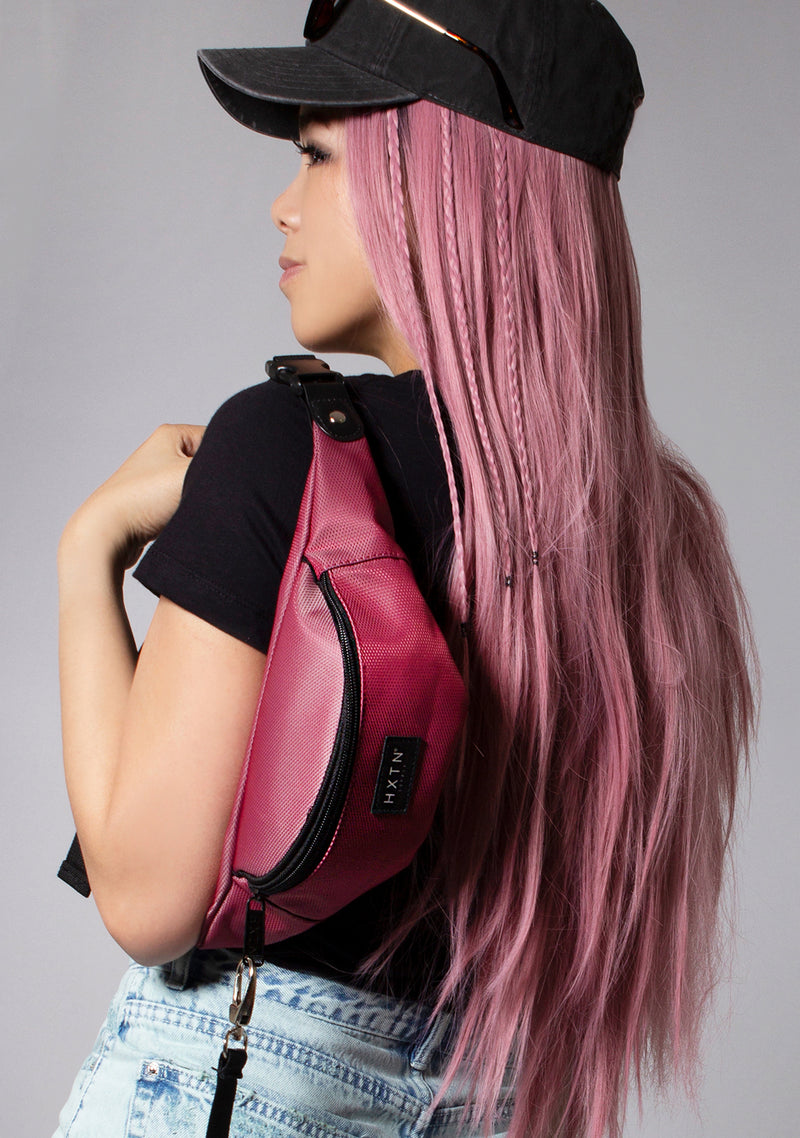 Prime One Belt Bags in Burgundy