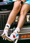 Linda and Johnny Heart Socks