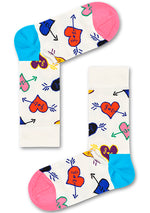 Linda and Johnny Heart Socks