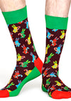 X Macaulay Culkin Christmas Polka Rabbit Sock