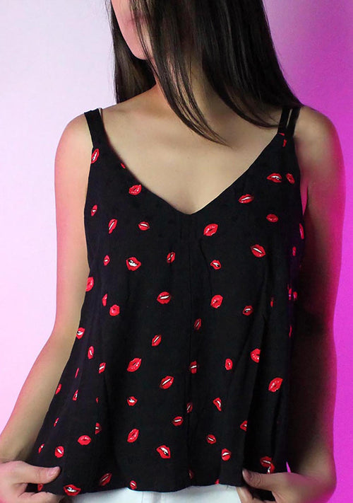 Kiss Me Strappy Cami Top