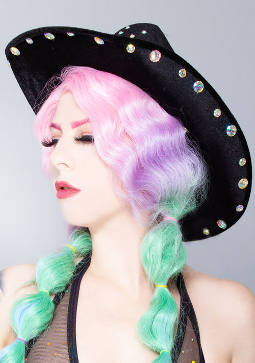 Sharp Shooter Cowgirl Rhinestone Festival Hat