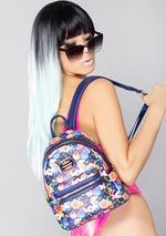 X LASR Exclusive Disney Alice in Wonderland Golden Afternoon AOP Mini Backpack