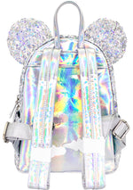 X LASR Exclusive Disney Holographic Sequin Minnie Mini Backpack