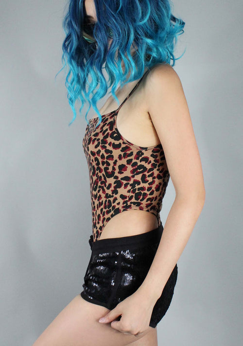 Motel Rocks Solemo Jungle Leopard Bodysuit
