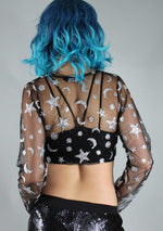 Motel Rocks Yun Star Child Crop Top