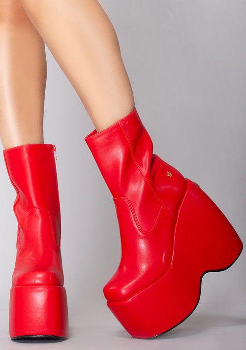 Devil's Playmate Platform Boots