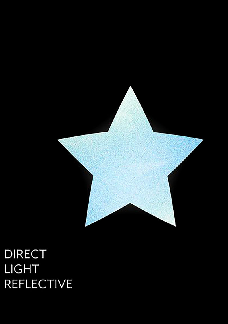 Pastease Reflective Star Nipple Pasties in Blue