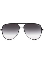 Quay Australia X Desi Perkins High Key Mini Sunglasses in Black Fade