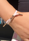 Mary Women's Single Lace Bracelet in Pink/Rose Gold