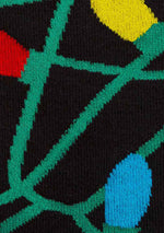 Sock It To Me Tangled Lights Crew Socks for Women