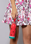 Watermelon Flask in Red/Green