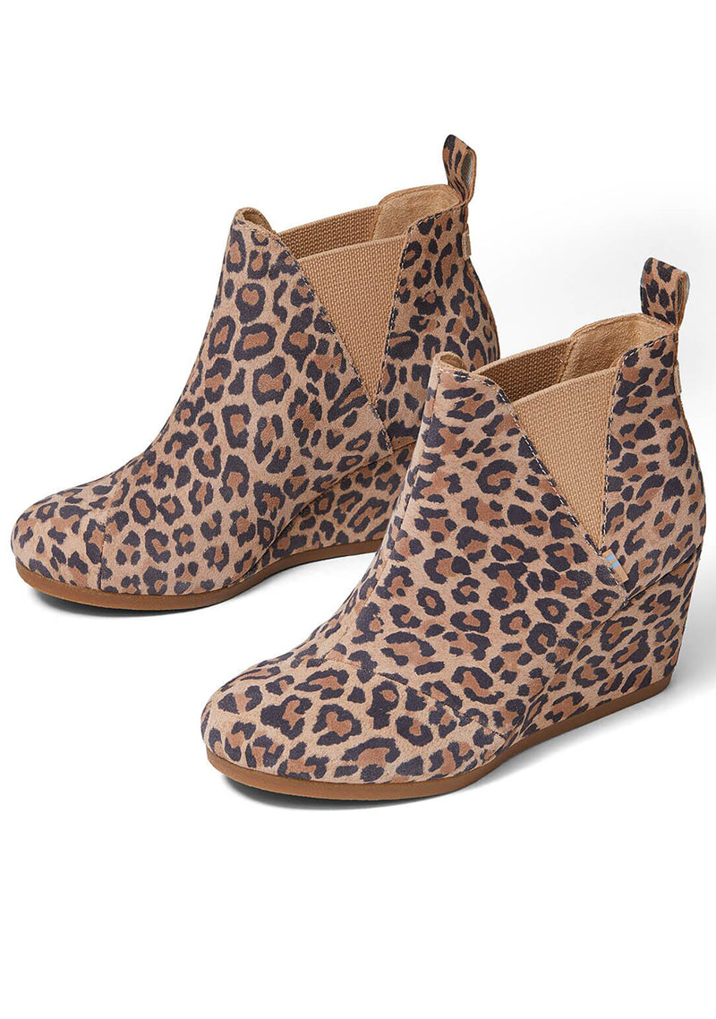 Kelsey Suede Boot in Leopard