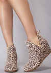 Kelsey Suede Boot in Leopard