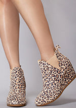 Kelsey Suede Boot in Leopard