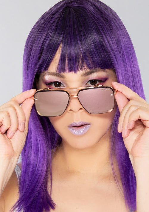 Bella Sunglasses in Rose Gold