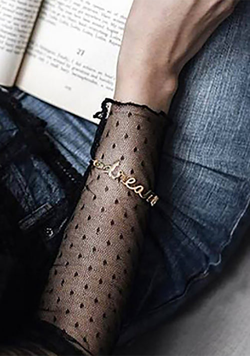 Wanderlust + Co Dreamer Bangle in Gold