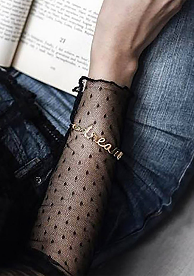 Wanderlust + Co Dreamer Bangle in Gold
