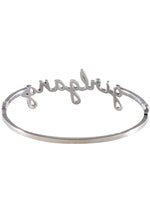 Wanderlust + Co Girlgang Bangle in Silver