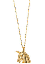 Wanderlust + Co Emoji Unicorn Necklace in Gold