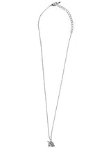 Wanderlust + Co Emoji Unicorn Necklace in Silver